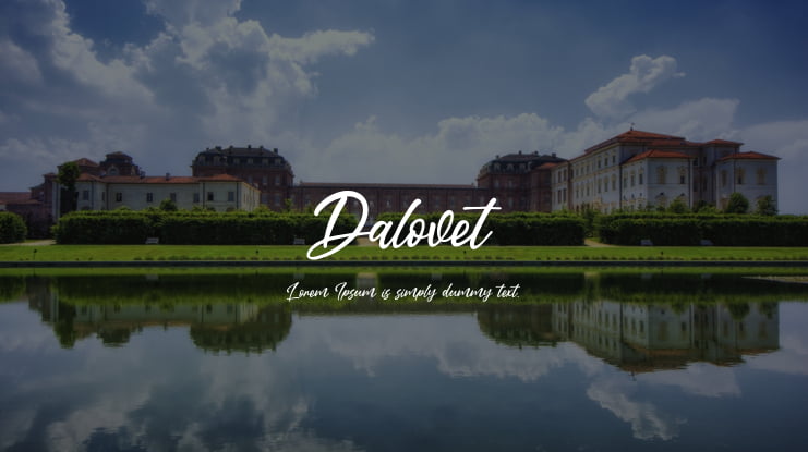 Dalovet Font