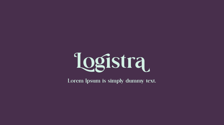 Logistra Font