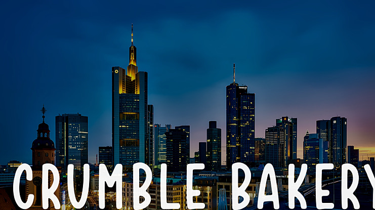 Crumble Bakery Font
