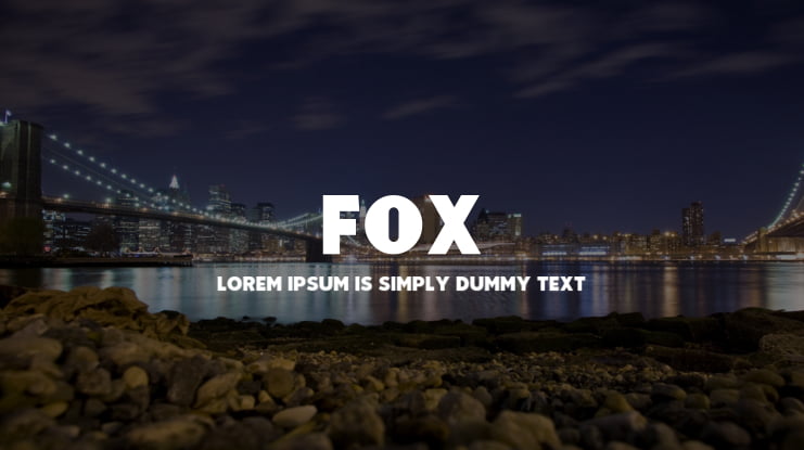 FOX Font