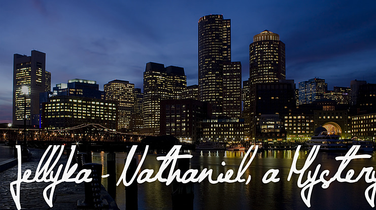 Jellyka - Nathaniel, a Mystery Font