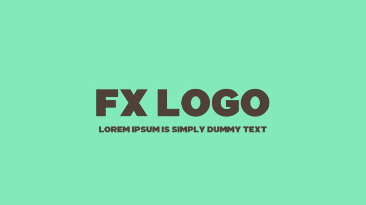 FX Logo Font