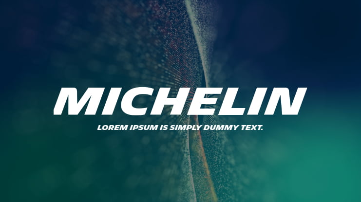 Michelin Font