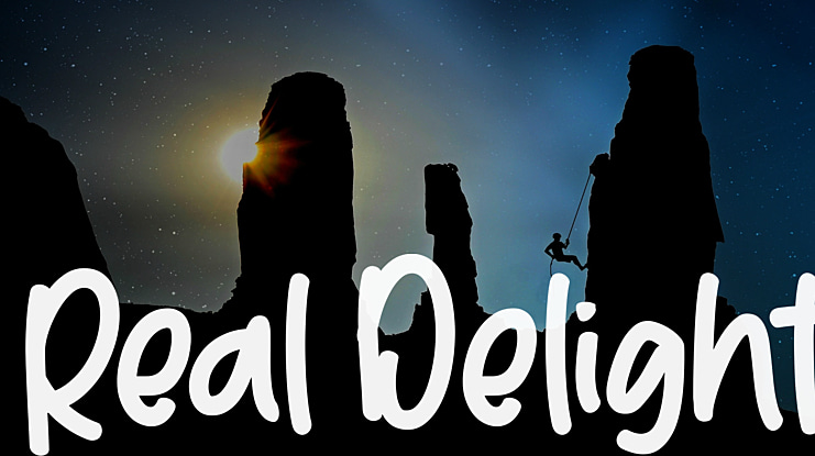 Real Delight Font