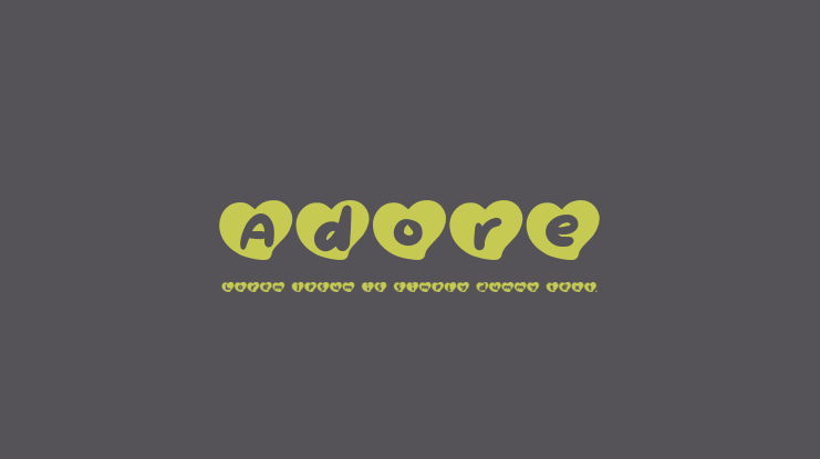 Adore Font