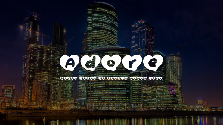 Adore Font