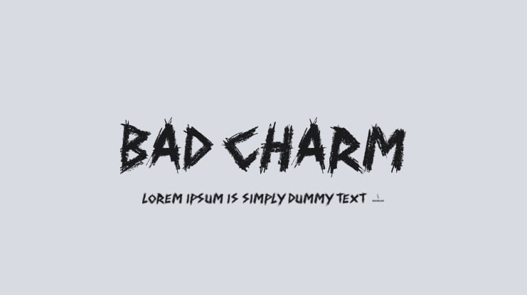 Bad Charm Font