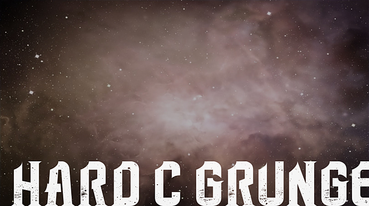 Hard C Grunge Font Family