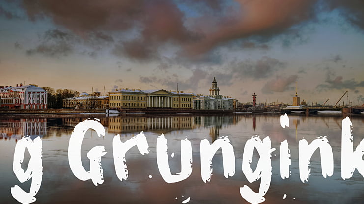 g Grungink Font