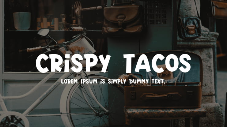 Crispy Tacos Font