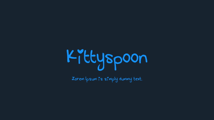 Kittyspoon Font