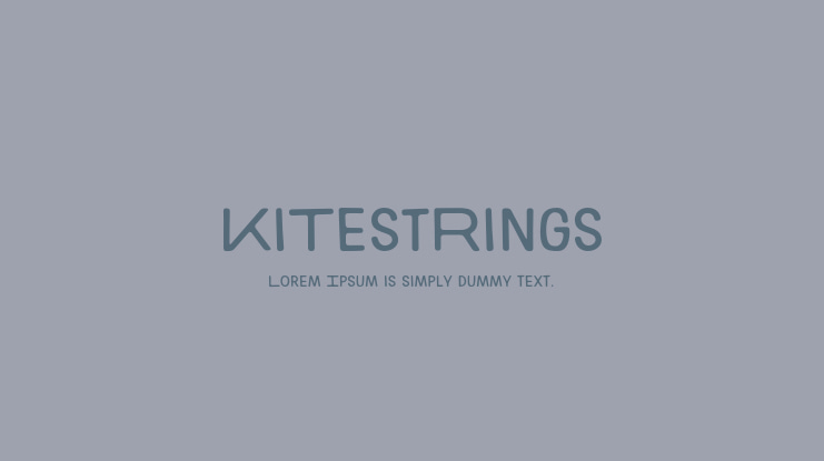 KiTestRings Font Family