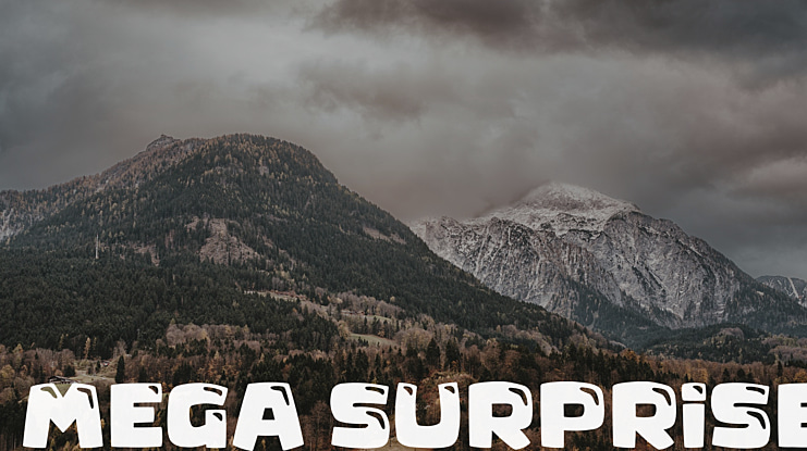 Mega Surprise Font
