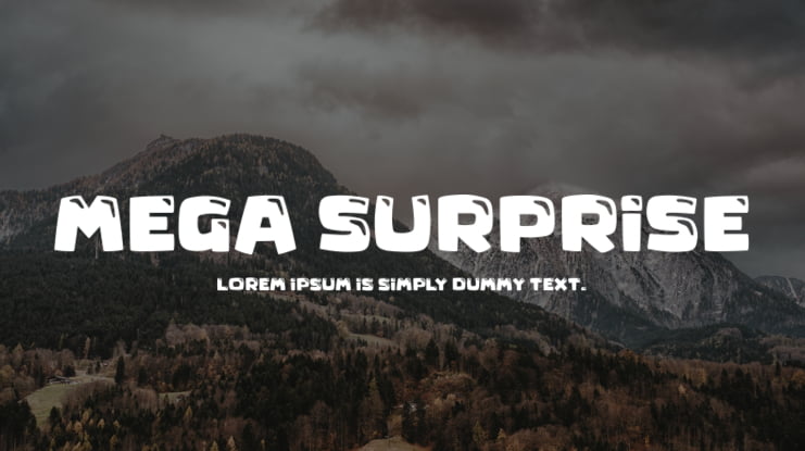 Mega Surprise Font