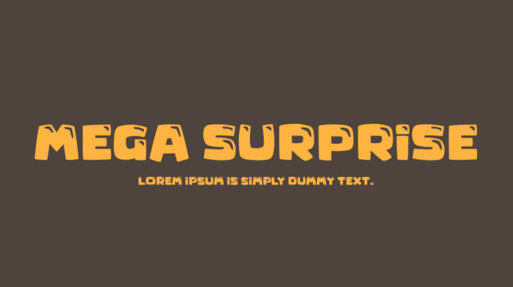 Mega Surprise Font