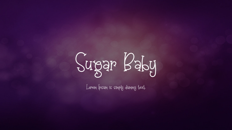Sugar Baby Font