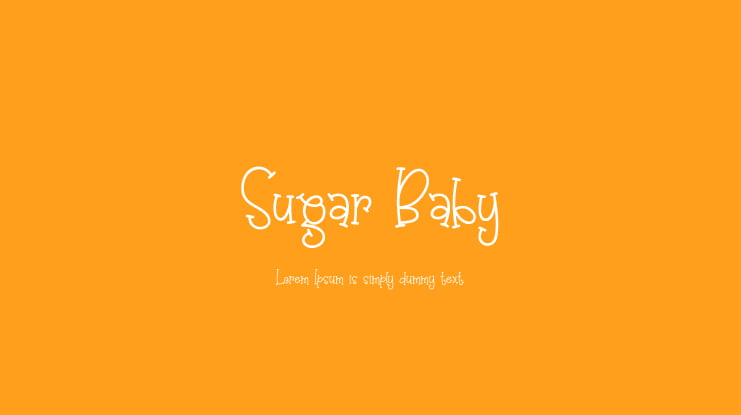Sugar Baby Font