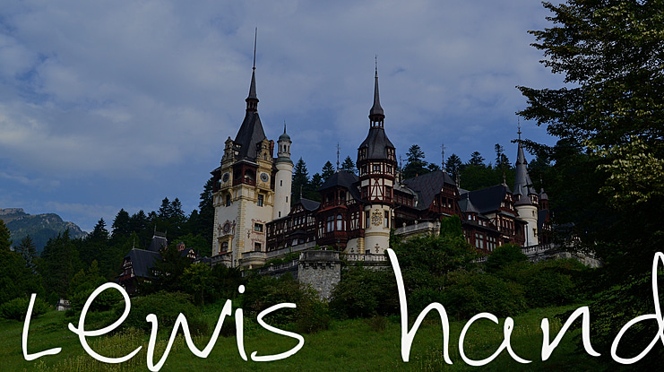 Lewis Hand Font