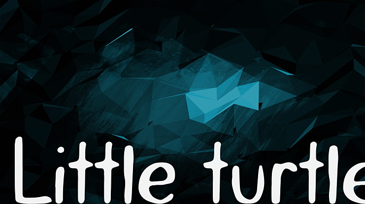 Little turtle Font