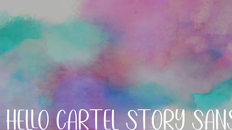 Hello Cartel Story Sans Font Family
