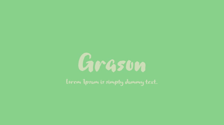 Grason Font