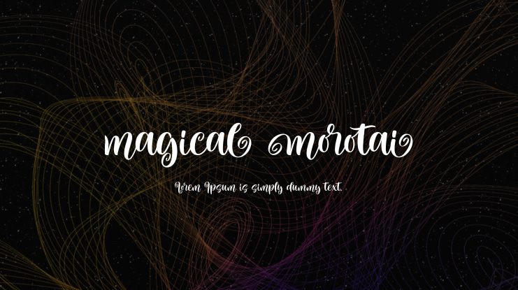 Magical Morotai Font