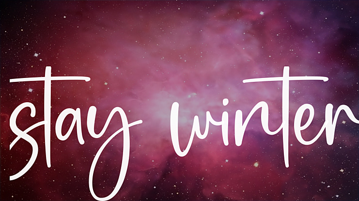 stay winter Font