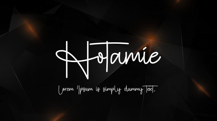 Hotamie Font