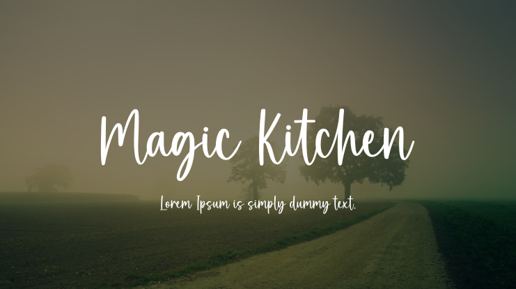 Magic Kitchen Font