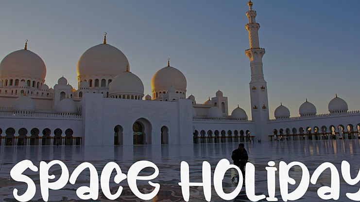 Space Holiday Font