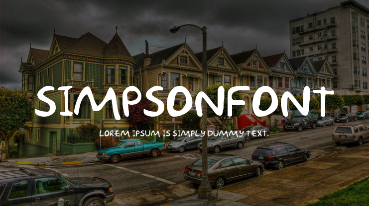 Simpsonfont Font Family