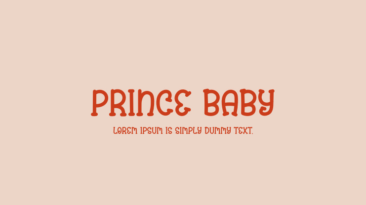 Prince Baby Font