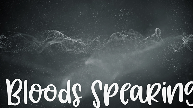 Bloods Spearing Font