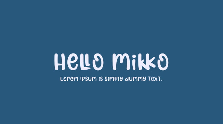 Hello Mikko Font