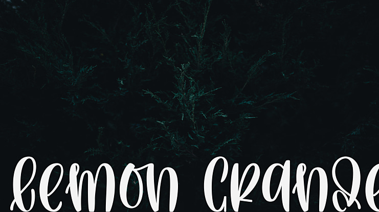 Lemon Grande Font