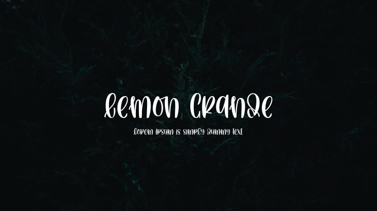 Lemon Grande Font