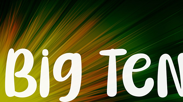 Big Ten Font