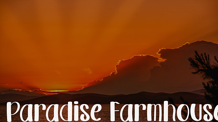 Paradise Farmhouse Font