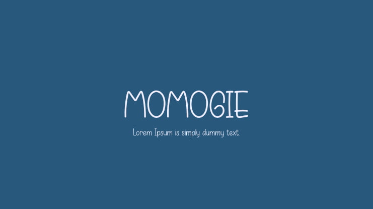 MOMOGIE Font