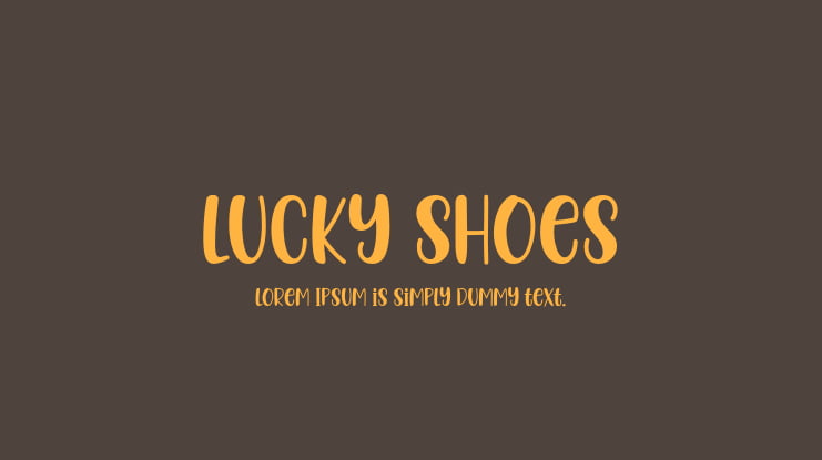 Lucky Shoes Font