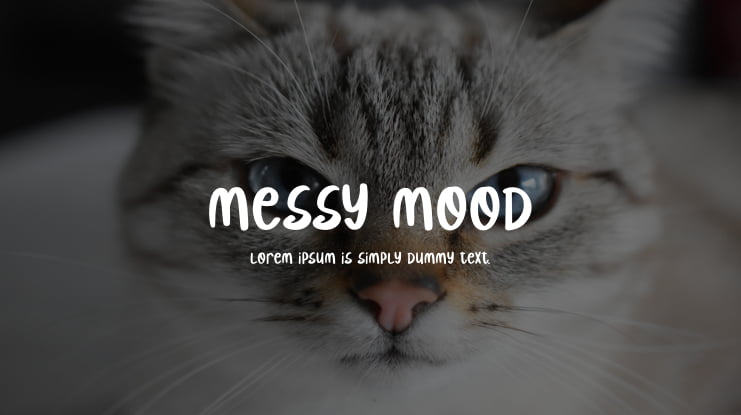 Messy Mood Font