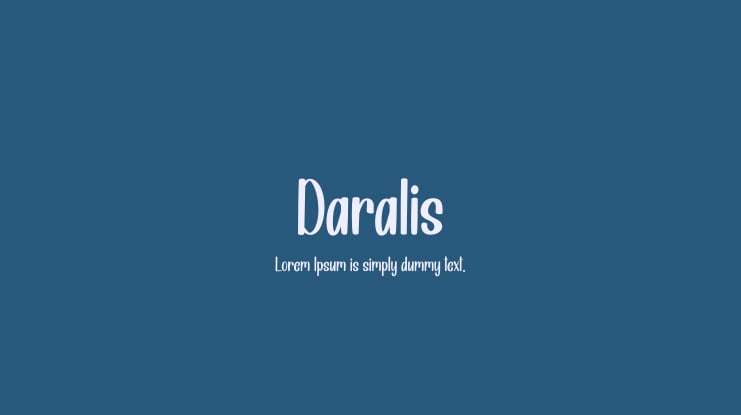 Daralis Font