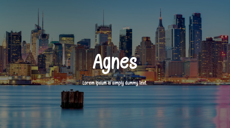 Agnes Font Family