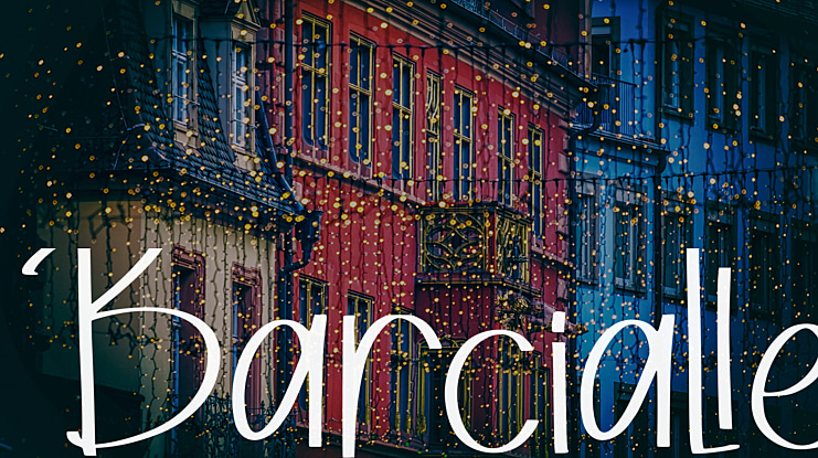 Barcialle Font