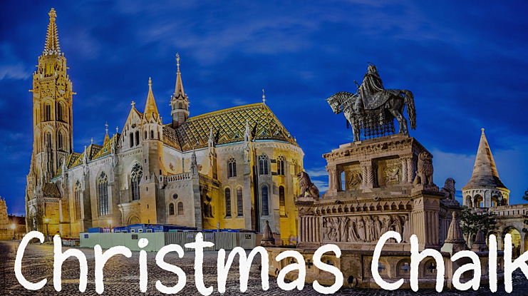 Christmas Chalk Font