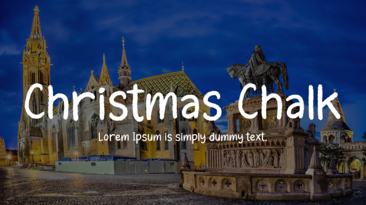 Christmas Chalk Font