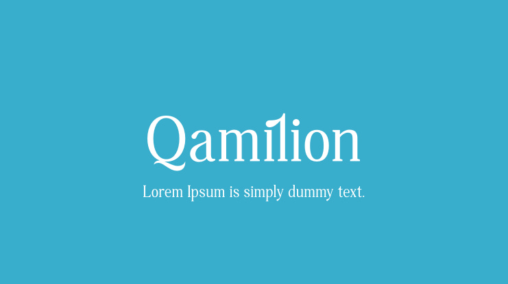 Qamilion Font