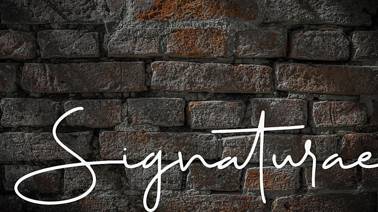 Signaturae Font