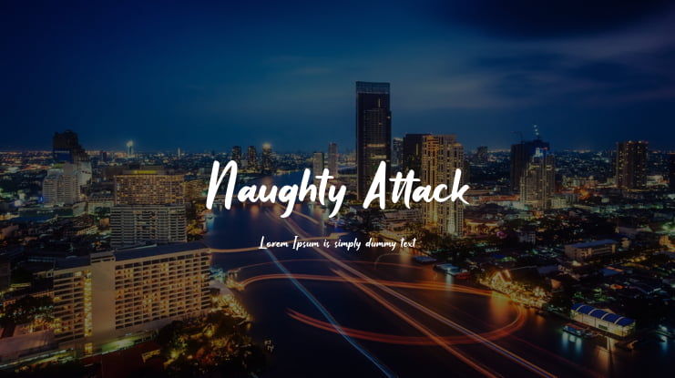 Naughty Attack Font