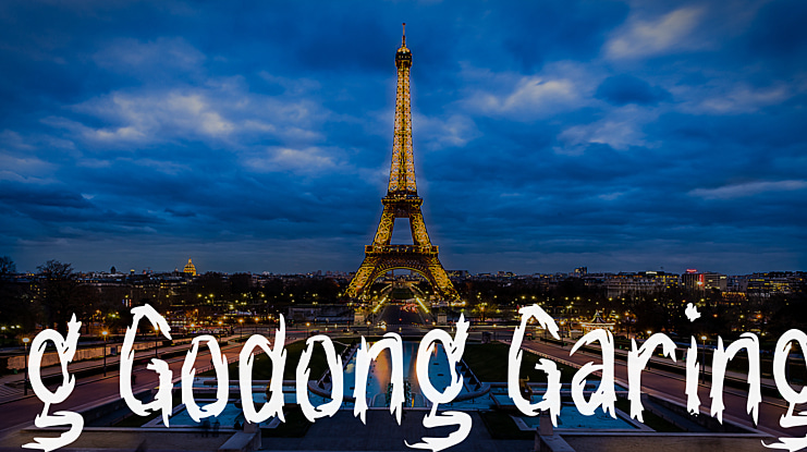 g Godong Garing Font